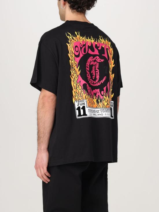 25SS 저스트까발리 반팔 티셔츠 78OAHC02CJ600 899 Black - JUST CAVALLI