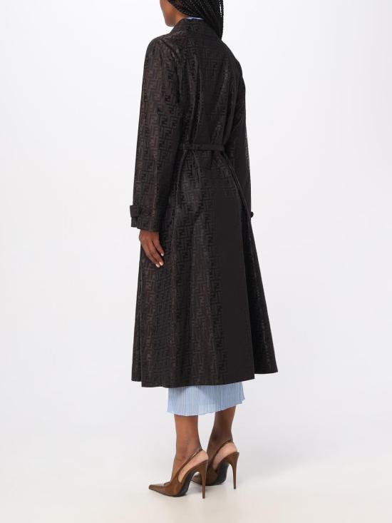  펜디 트렌치 코트 FF8998AM3U F0TU7 Black - FENDI