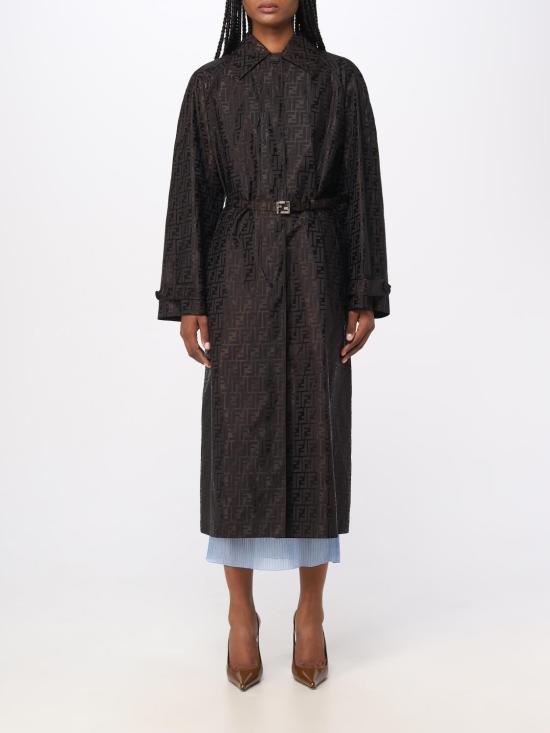  펜디 트렌치 코트 FF8998AM3U F0TU7 Black