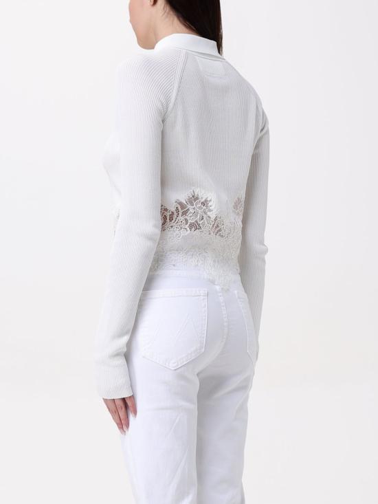 25SS 에르마노 설비노 가디건 D465N308APYYS 14800 White - ERMANNO SCERVINO