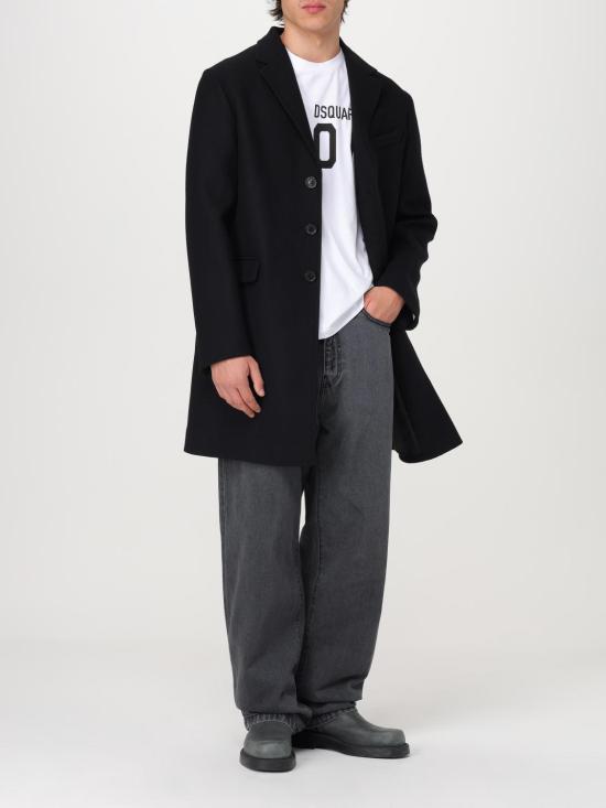 24FW 디스퀘어드2 코트 S74AA0290S53003 900 Black - DSQUARED2
