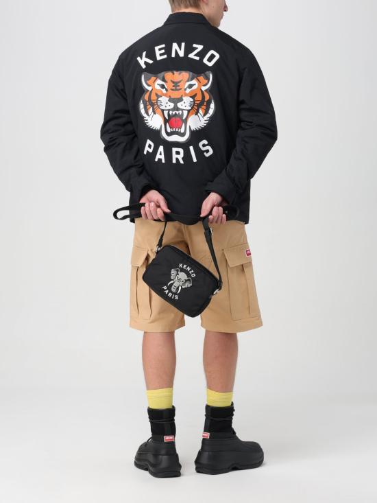 25FW 겐조 자켓 FE55BL0629NG 99 Black - KENZO