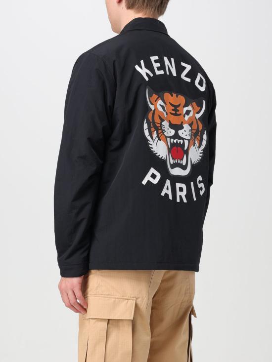 25FW 겐조 자켓 FE55BL0629NG 99 Black - KENZO