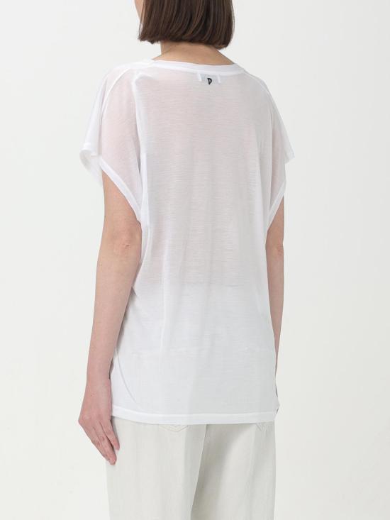  돈답 반팔 티셔츠 S943JF0338DXXX 000 White - DONDUP