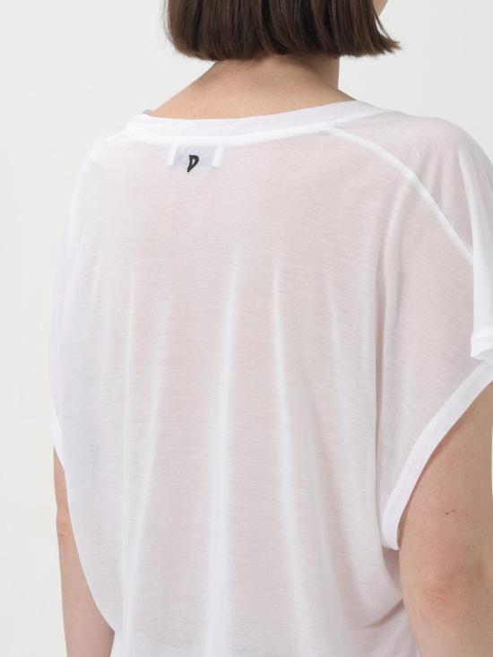  돈답 반팔 티셔츠 S943JF0338DXXX 000 White - DONDUP