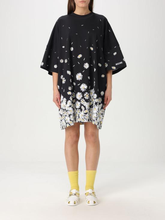 25SS 모스키노 롱 원피스 04270542 4555 Black