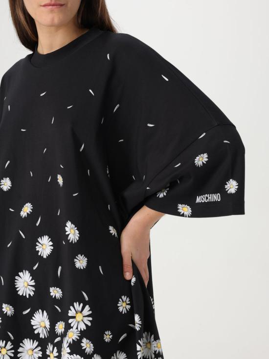 25SS 모스키노 롱 원피스 04270542 4555 Black - MOSCHINO