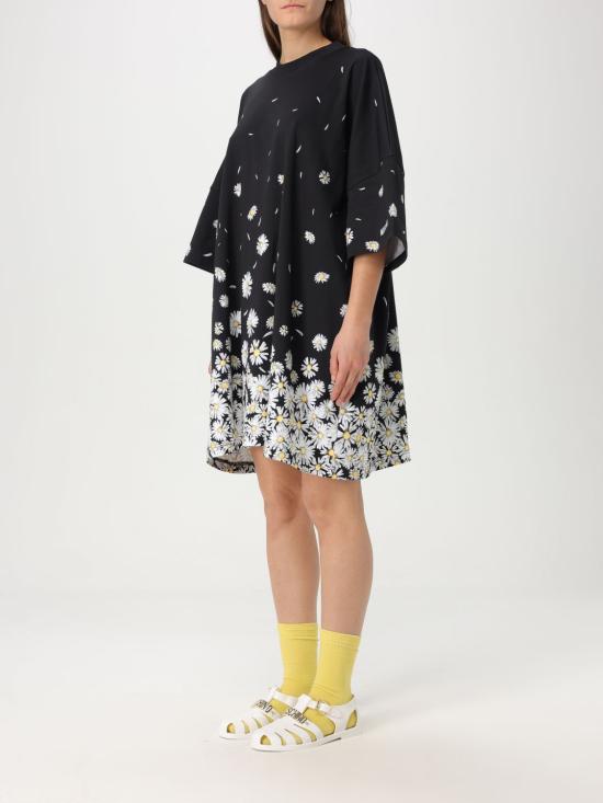 25SS 모스키노 롱 원피스 04270542 4555 Black - MOSCHINO