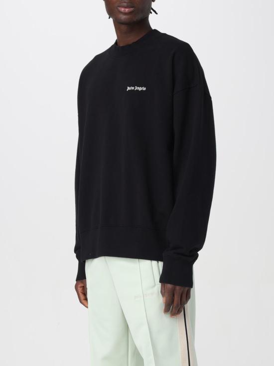 25FW 팜앤젤스 긴팔 티셔츠 PMBA080S24FLE004 4603 Navy - PALM ANGELS