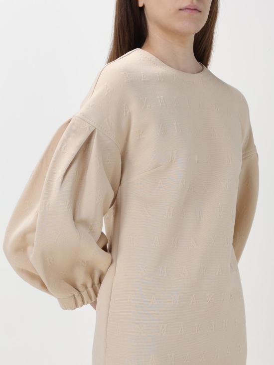  막스마라 롱 원피스 2411621012600 001 Yellow Cream - MAX MARA