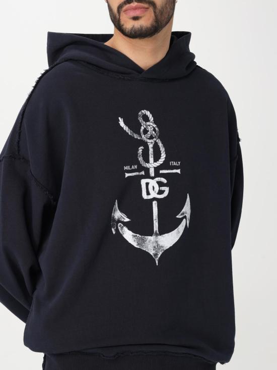 25FW 돌체앤가바나 긴팔 티셔츠 G9AUOTG7K5V B0665 Blue - DOLCE & GABBANA