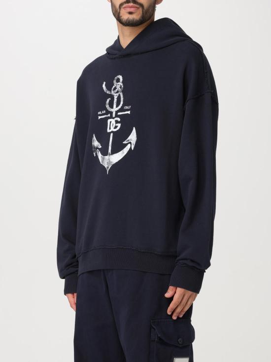 25FW 돌체앤가바나 긴팔 티셔츠 G9AUOTG7K5V B0665 Blue - DOLCE & GABBANA