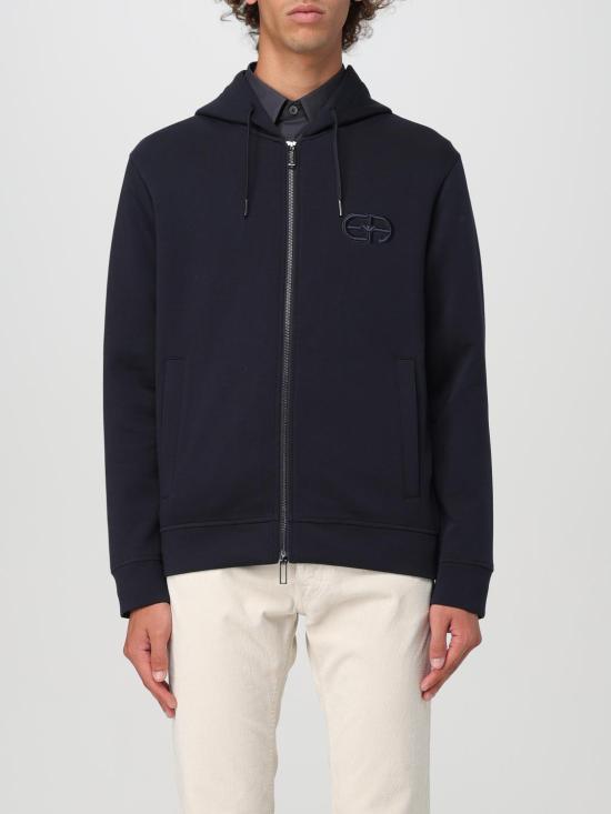 26SS 엠포리오 아르마니 긴팔 티셔츠 8N1ML61JHSZ 0920 Navy