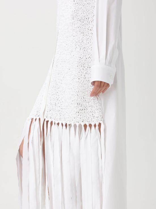 25SS 모스키노 롱 원피스 04100531 0001 White - MOSCHINO