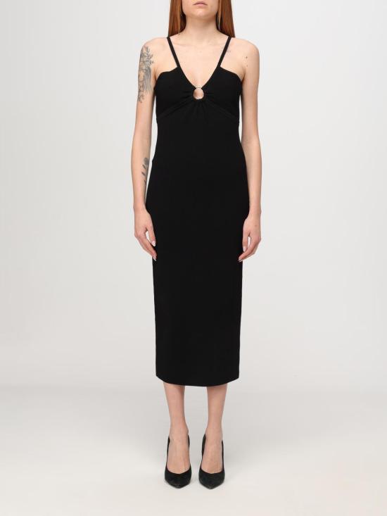 25FW 마이클 코어스 롱 원피스 MS4822X33D 001 Black