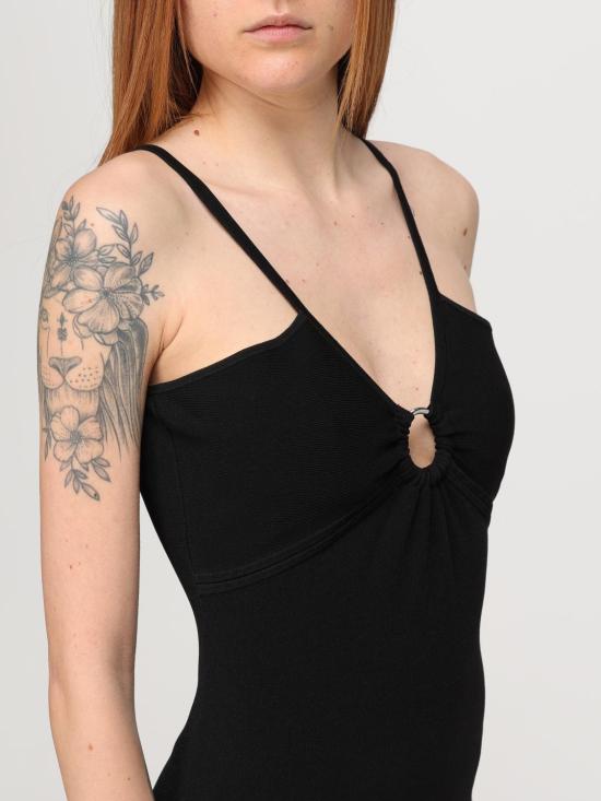 25FW 마이클 코어스 롱 원피스 MS4822X33D 001 Black - MICHAEL KORS