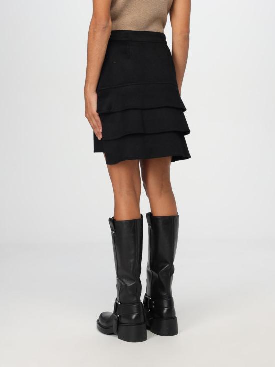 24FW 막스마라 숏 스커트 2421106023600 006 Black - MAX MARA