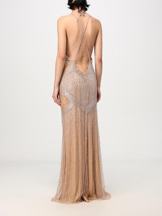 25FW 아멘쿠튀르 롱 원피스 AMW24504 059 Nude - AMEN COUTURE