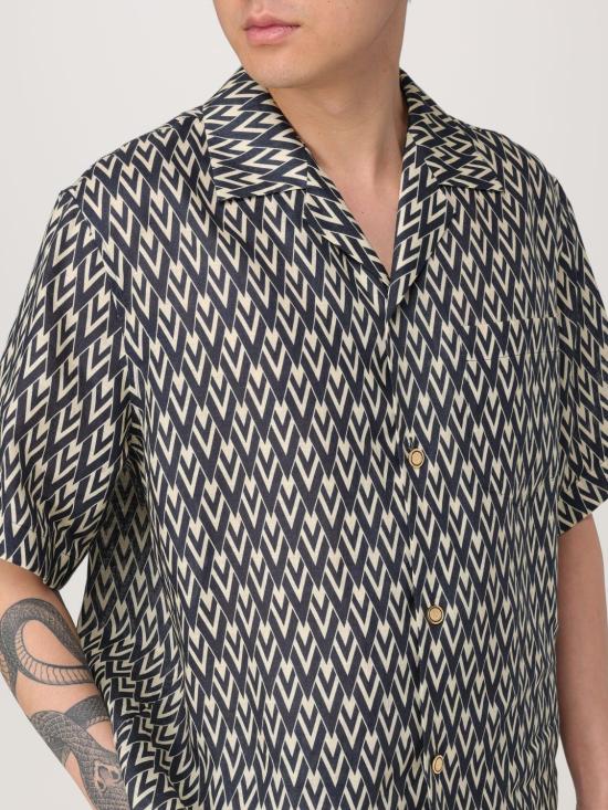 25FW 발렌티노 가라바니 반팔 셔츠 6V3AA111AN1 QTD Black - VALENTINO GARAVANI