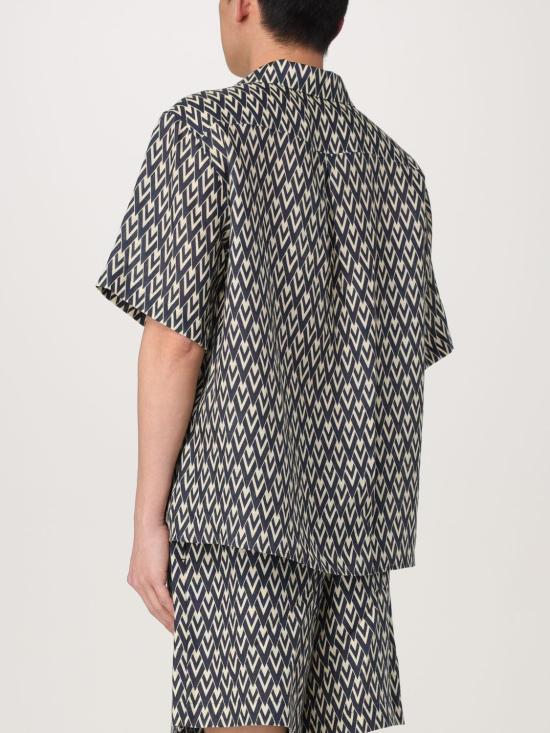 25FW 발렌티노 가라바니 반팔 셔츠 6V3AA111AN1 QTD Black - VALENTINO GARAVANI