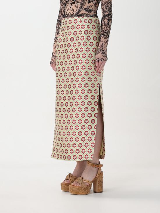  에트로 스커트 WRFA0036 99TFA07 S9840 Green - ETRO