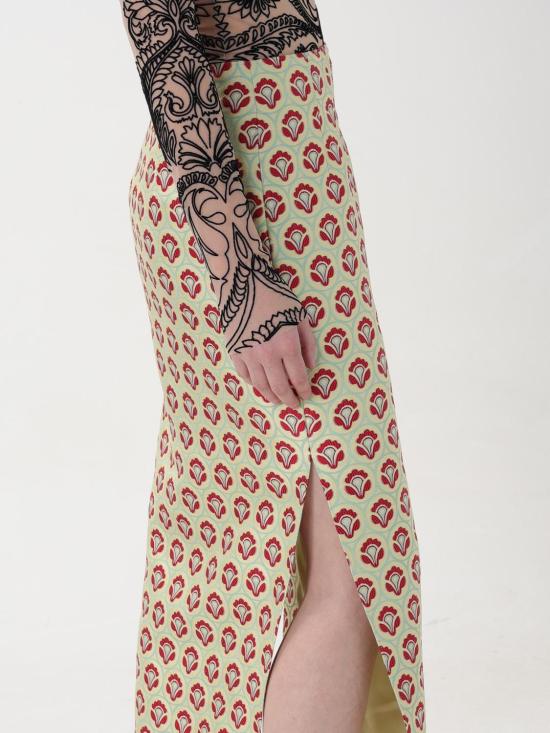  에트로 스커트 WRFA0036 99TFA07 S9840 Green - ETRO