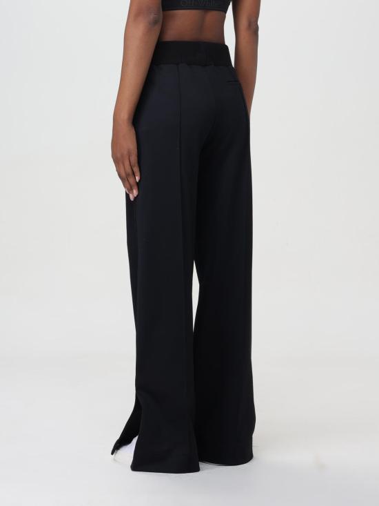 25FW 오프화이트 팬츠 OWVI021S24JER001 1010 Black - OFF WHITE