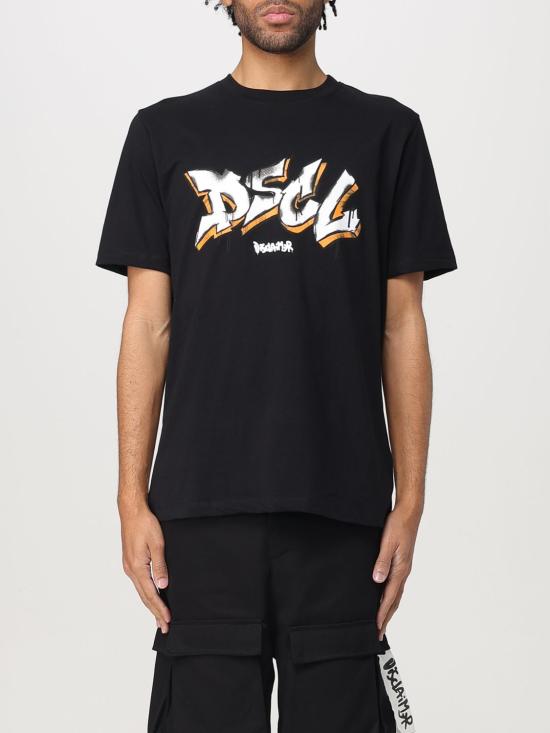 25FW 디스클레이머 반팔 티셔츠 DS54817 NERO Black