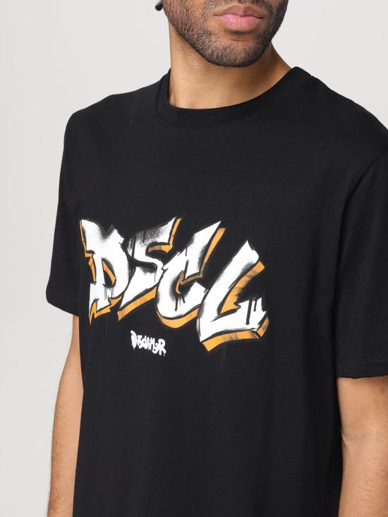 25FW 디스클레이머 반팔 티셔츠 DS54817 NERO Black - DISCLAIMER