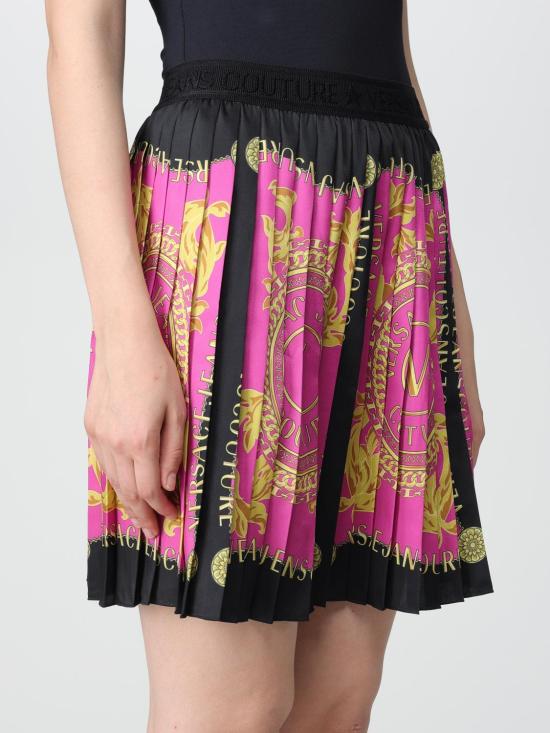  베르사체 숏 스커트 75HAE8A0NS350 455 Fuchsia - VERSACE