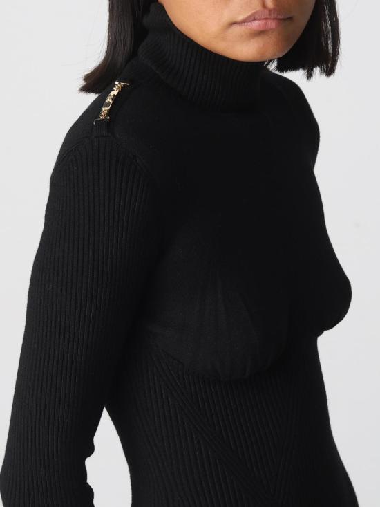 25FW 엘리자베타프랜치 숏 원피스 AM18M 110 Black - ELISABETTA FRANCHI