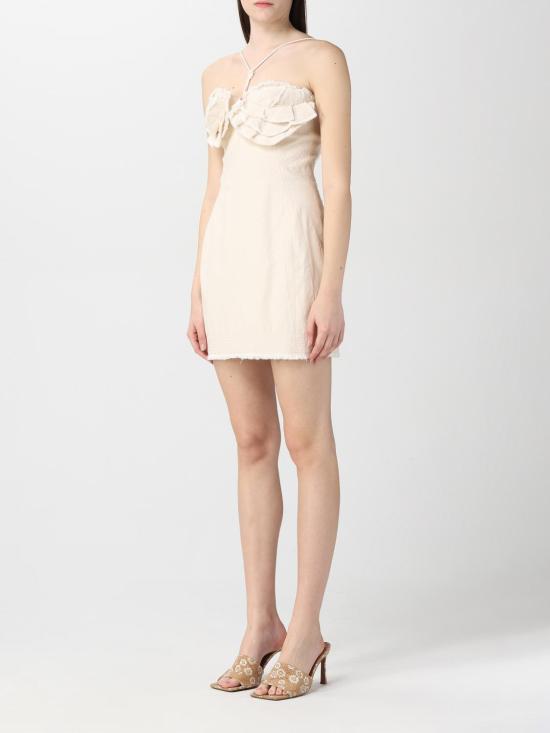  자크뮈스 숏 원피스 23E231DR0501053 110 White - JACQUEMUS