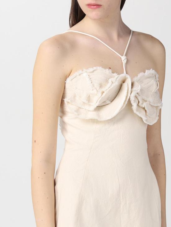  자크뮈스 숏 원피스 23E231DR0501053 110 White - JACQUEMUS