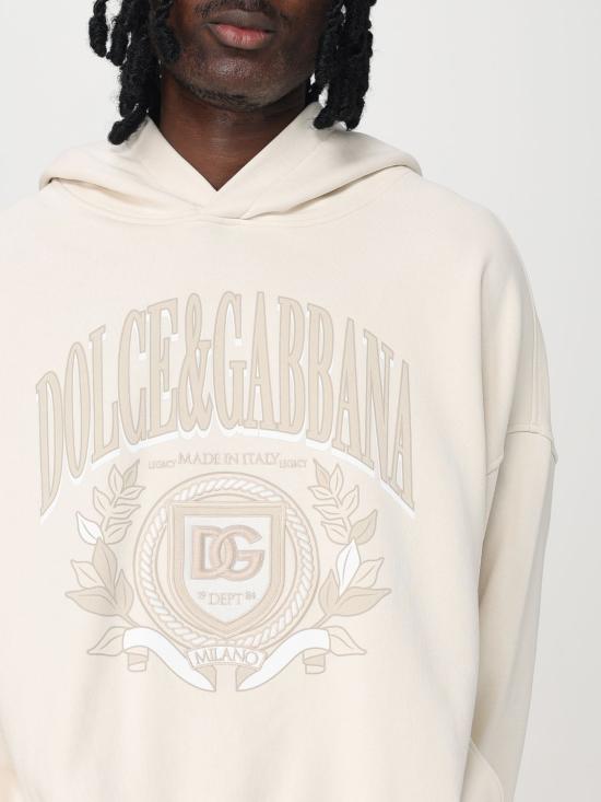 25FW 돌체앤가바나 긴팔 티셔츠 G9BJGZG7O2J A4567 Cream - DOLCE & GABBANA