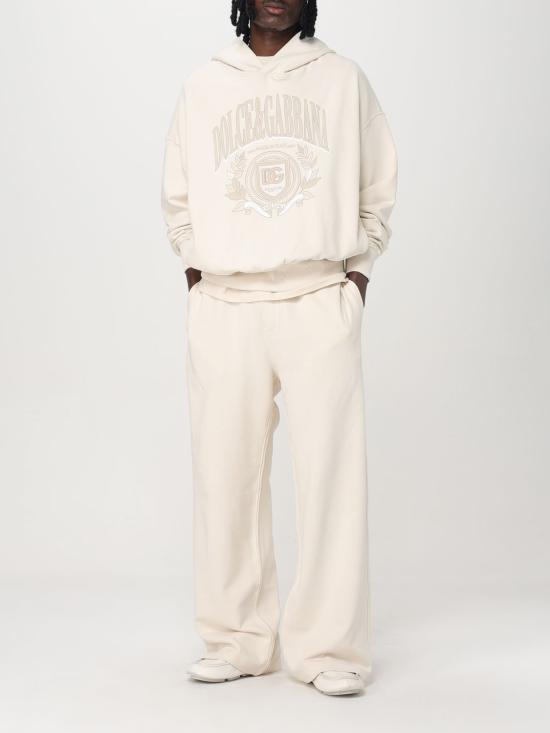 25FW 돌체앤가바나 긴팔 티셔츠 G9BJGZG7O2J A4567 Cream - DOLCE & GABBANA