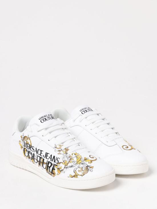 25SS 베르사체 뮬/슬리퍼 78YA3SD1ZPB17 G03 White - VERSACE