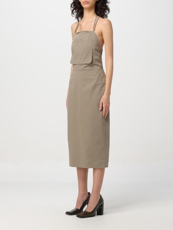  막스마라 롱 원피스 2411221233600 005 Beige - MAX MARA