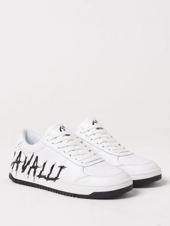 25SS 저스트까발리 스니커즈 78QA3SM5ZP397 003 White - JUST CAVALLI