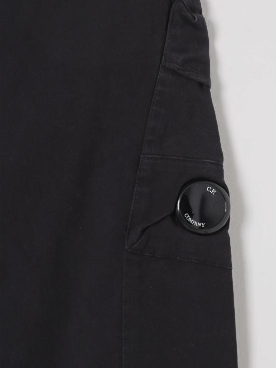 25FW [키즈] 씨피 컴퍼니 팬츠 CUP00ALRC06 60100 Black - C.P. COMPANY