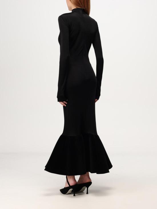 24FW 데이비드 코마 롱 원피스 PF24DK35DA Black - DAVID KOMA