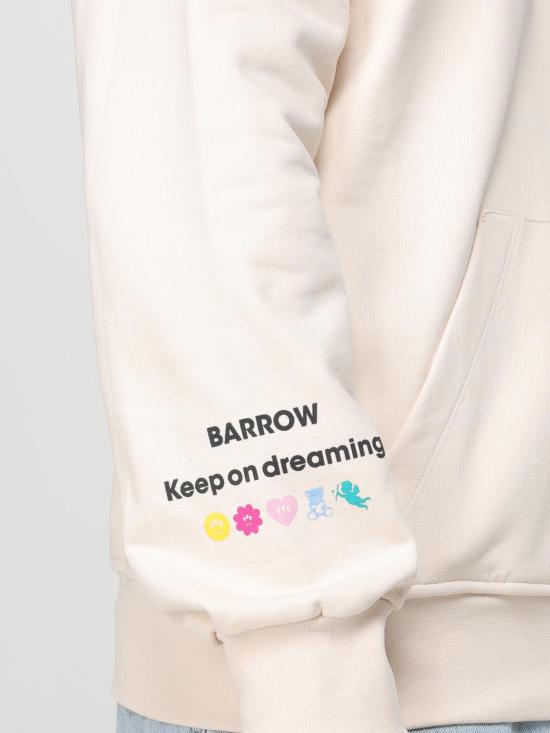 25FW 바로우 긴팔 티셔츠 F4BWUAHS090 BW009 Cream - BARROW