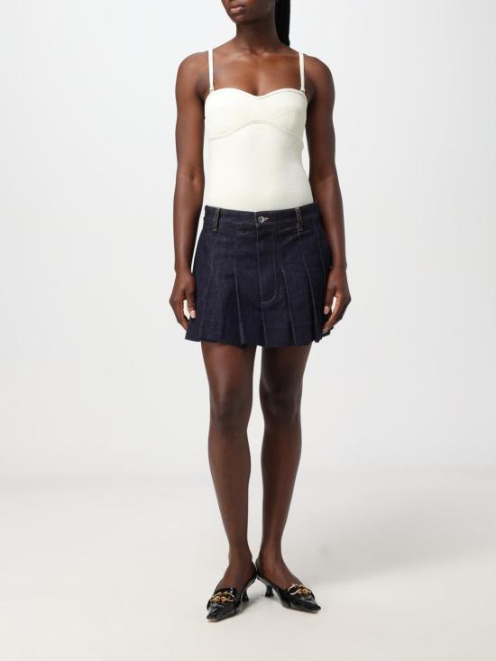  보테가베네타 숏 스커트 789292V0W20 4245 Blue - BOTTEGA VENETA