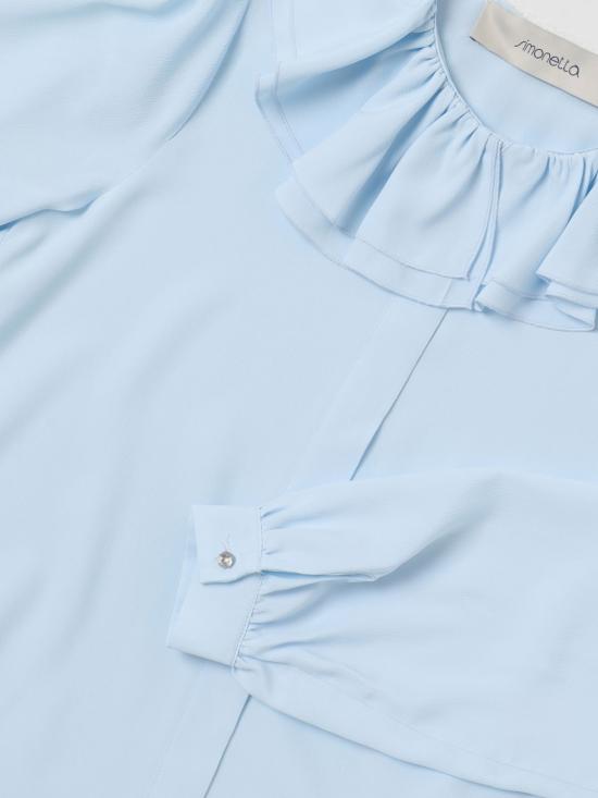 25FW [키즈] 시모네타 셔츠 ST5A80K0005 601 Gnawed Blue - SIMONETTA