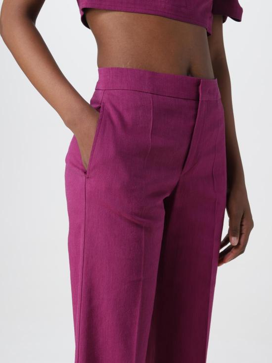 25FW 이자벨마랑 스트레이트 팬츠 PA0030FCA1J20I 86OR Red - ISABEL MARANT