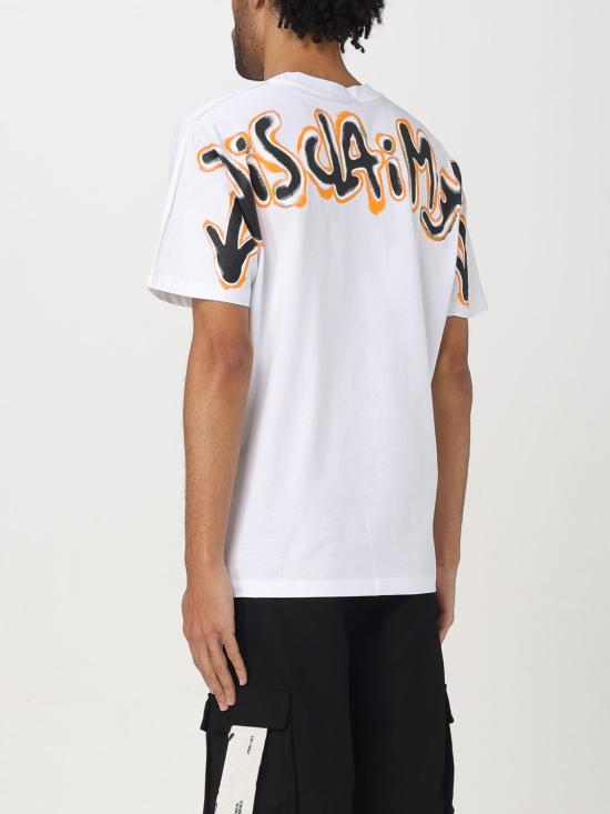 25FW 디스클레이머 반팔 티셔츠 DS54802 BIANCO ST NERA White - DISCLAIMER