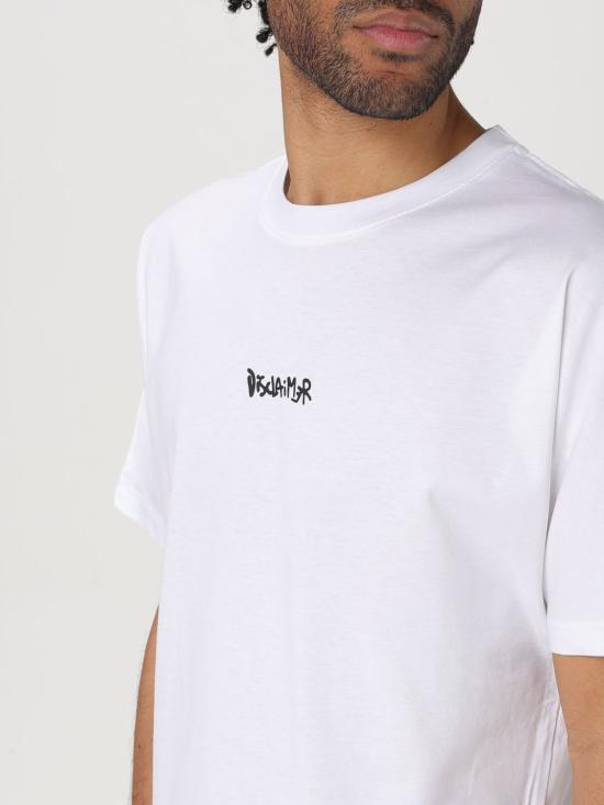 25FW 디스클레이머 반팔 티셔츠 DS54802 BIANCO ST NERA White - DISCLAIMER