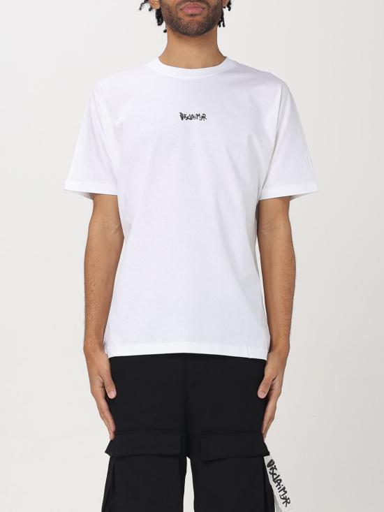 25FW 디스클레이머 반팔 티셔츠 DS54802 BIANCO ST NERA White