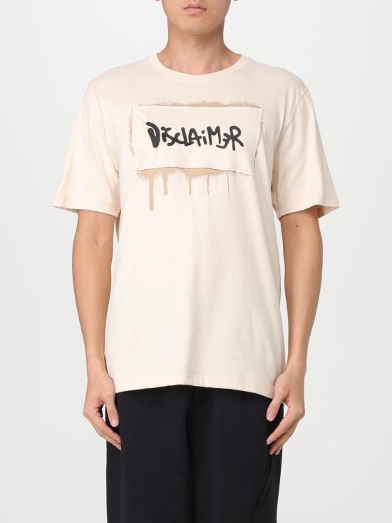  디스클레이머 반팔 티셔츠 53754 CRE Beige