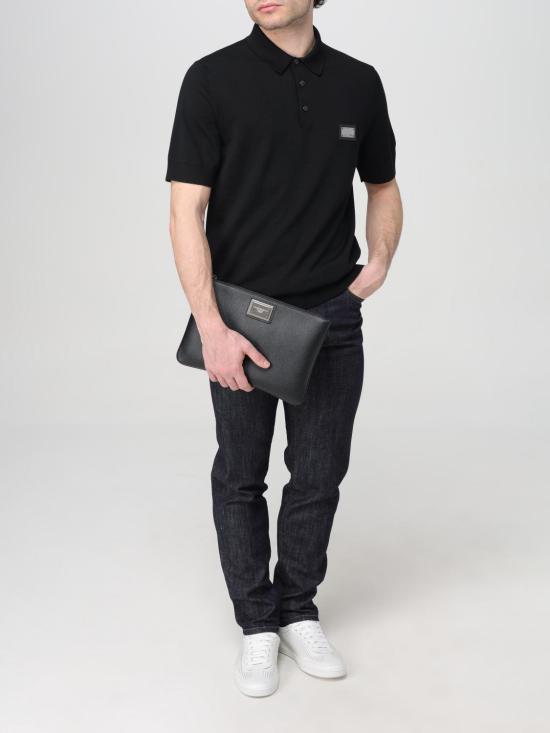 25FW 돌체앤가바나 클러치/파우치 BM2248AD447 8B956 Black - DOLCE & GABBANA