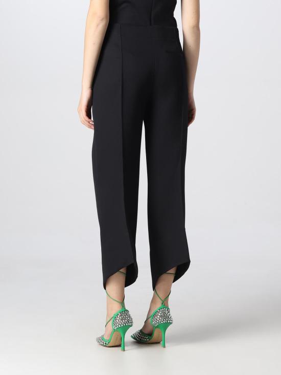 25FW 보테가베네타 스트레이트 팬츠 708514VKIV0 1000 Black - BOTTEGA VENETA